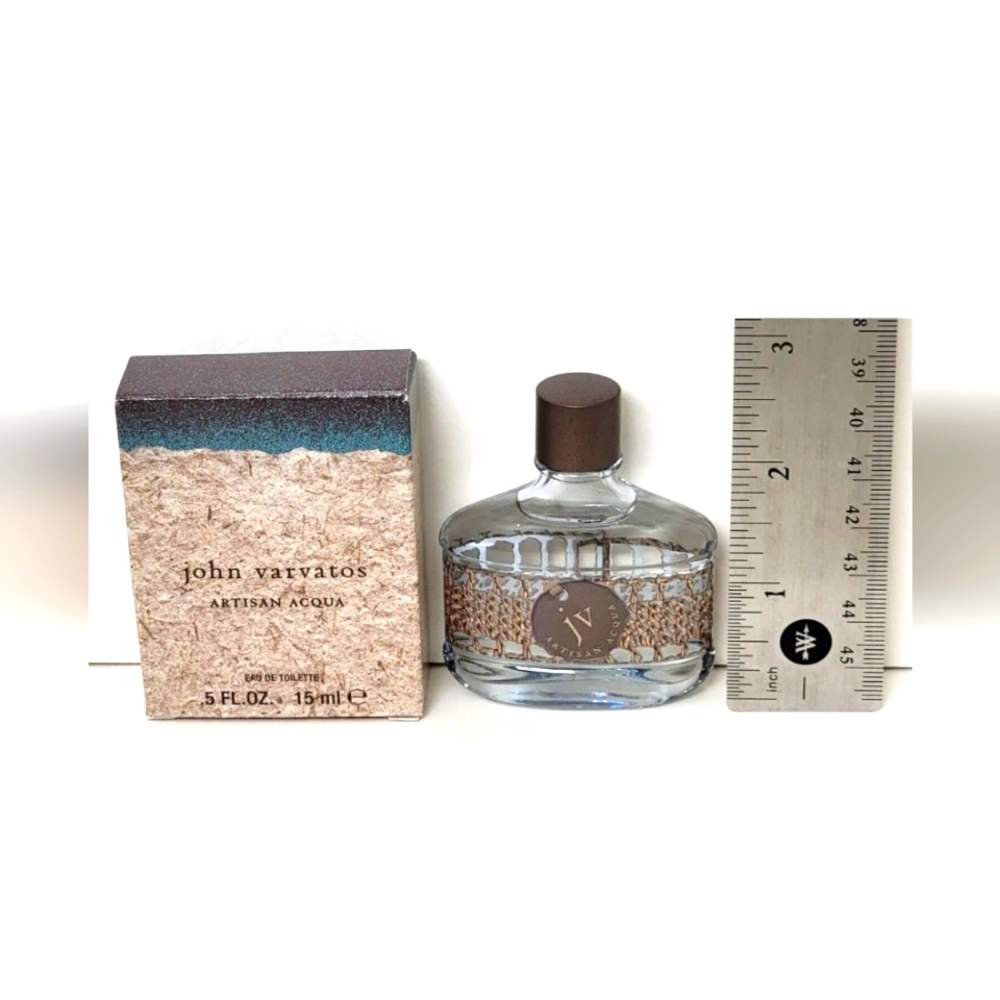 John Varvatos ARTISAN ACQUA Eau de Toilette 15 ml (Mini Travel, Screw Top)